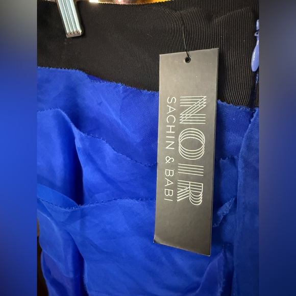 Sachin + Babi Asymmetrical Blue Skirt - Picture 3 of 5